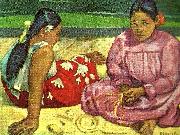 Paul Gauguin kvinnor pa stranden oil painting picture wholesale